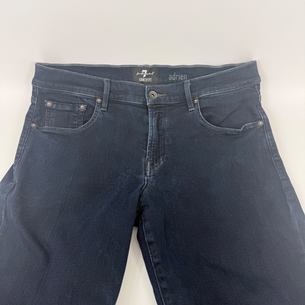 7 For All Mankind Adrien Luxe Sport Slim Indigo Blue Jeans Mens 34 x 30